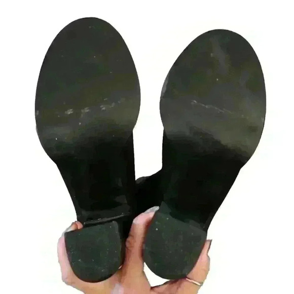 Urban Outfitters Womens Black Peep Toe Glove Booties 9 - Picture 5 of 11